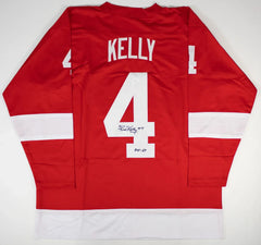 Red Kelly Signed Detroit Red Wings Jersey “HOF 69” (JSA COA) 8xStanley Cup Champ