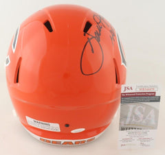 Dan Hampton Signed Bears Full-Size Speed Helmet (JSA COA) Arkansas Razorback D.T