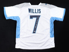 Malik Willis Signed Tennessee Titans Jersey (Beckett) 2022 3rd Round Pick QB