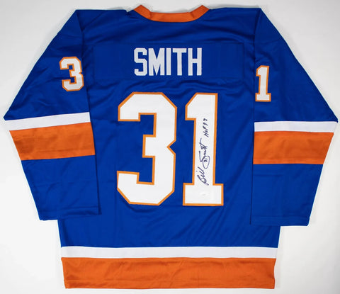 Billy Smith Signed New York Islanders Jersey (JSA COA)4xStanley Cup Champion