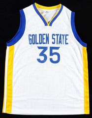 Kevin Durant Signed Golden State Warriors Jersey (Beckett) NBA Champ 2017 & 2018