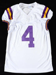 C J Daniels Signed LSU Tigers Purple Jersey (Beckett) Senior Wide Receiver