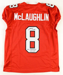 Jaleel McLaughlin Signed Youngstown State Penguins Jersey /2xInscribed (JSA COA)