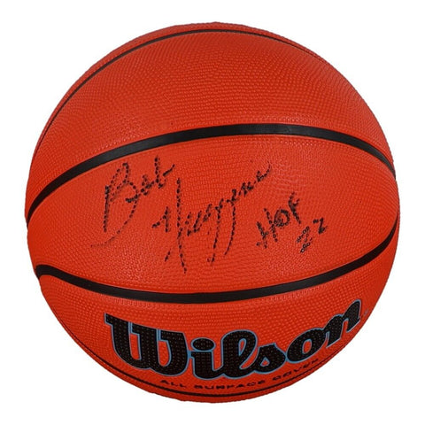 Bob Huggins Signed NCAA Basketball West Virginia Mountaineers "HOF 22" (JSA)