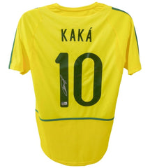 Ricardo Kaka Signed Team Brazil Jersey (Beckett) Attacking Midfielder 2002-2016