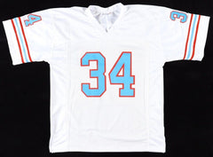 Earl Campbell Signed Houston Oilers Jersey / 5×Pro Bowl RB (Beckett) 1979 MVP