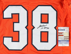 Jaleel McLaughlin Signed Denver Broncos Jersey (JSA COA) Notre Dame Running Back