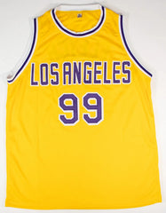 Chevy Chase Signed Fletch Los Angeles Lakers Jersey (Beckett) 1985 Hit Movie