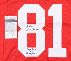 Russ Francis Signed San Francisco 49ers Jersey (JSA COA) 3XPro Bowl Tight End