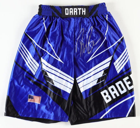 Ryan Bader Signed “Darth” MMA Fight Shorts (Beckett) 31-8-1 Record 13 Wins by KO