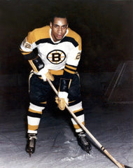 Willie O'Ree Signed Boston Bruins Jersey (JSA COA) 1st African American In NHL