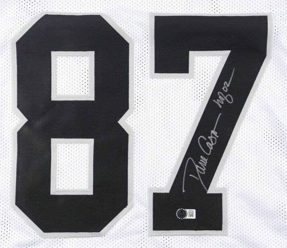 Dave Casper Signed Oakland Raiders Jersey Inscribed HOF 02 (Beckett) 5xPro Bowl