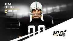 Jim Otto Signed Oakland Raiders Football Jersey Inscribed "HOF 1980" (JSA COA)