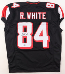 Roddy White Signed Atlanta Falcons Pro Cut Jersey (Beckett) 4xPro Bowl Receiver