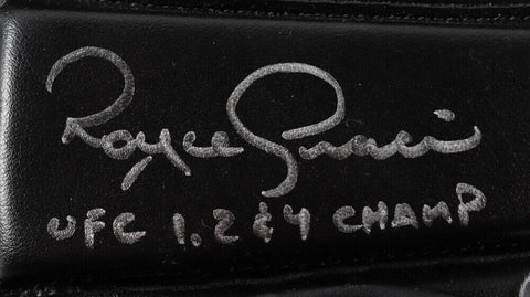 Royce Gracie Signed UFC Glove Inscribed "UFC 1, 2 & 4 Champ" / PA