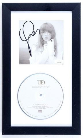 Taylor Swift Signed Framed "The Tortured Poets Department" CD Album Insert (JSA)