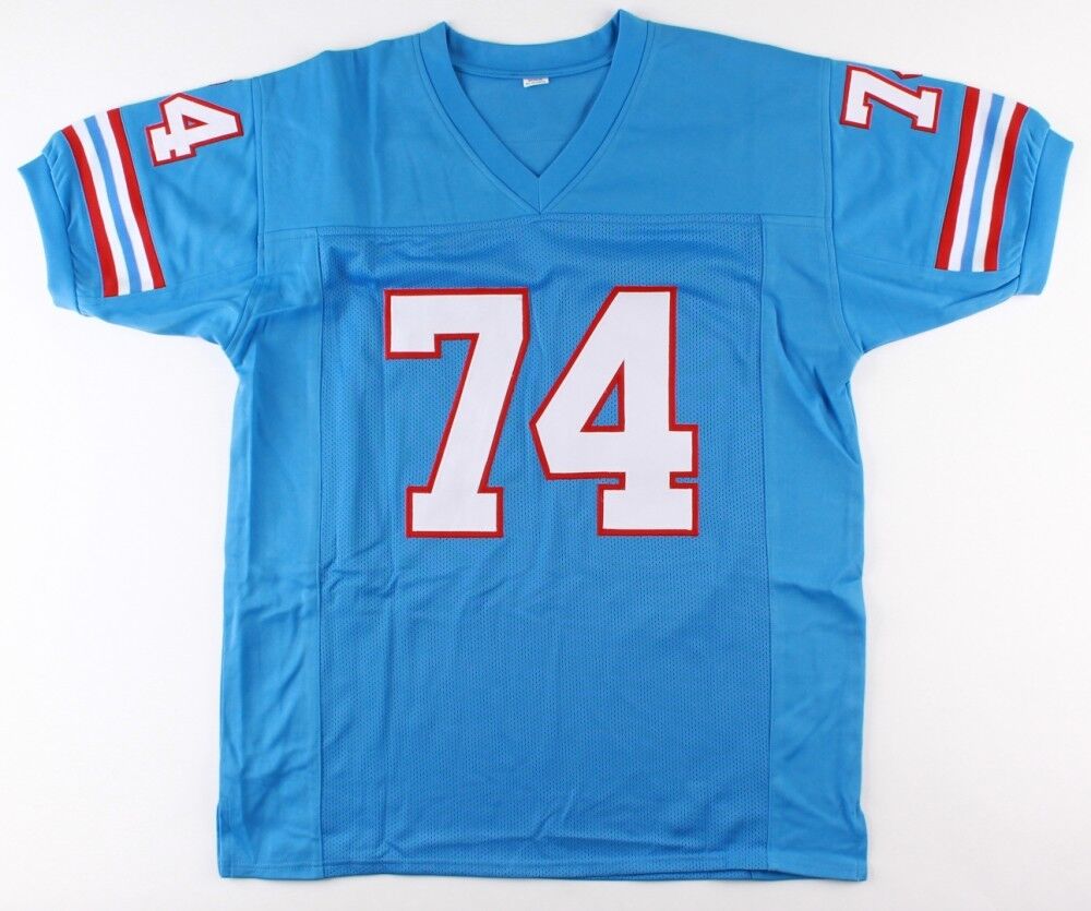 Lorenzo White Signed Houston Oilers Jersey (JSA COA) 1992 Pro Bowl Running Back