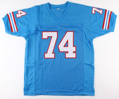 Lorenzo White Signed Houston Oilers Jersey (JSA COA) 1992 Pro Bowl Running Back