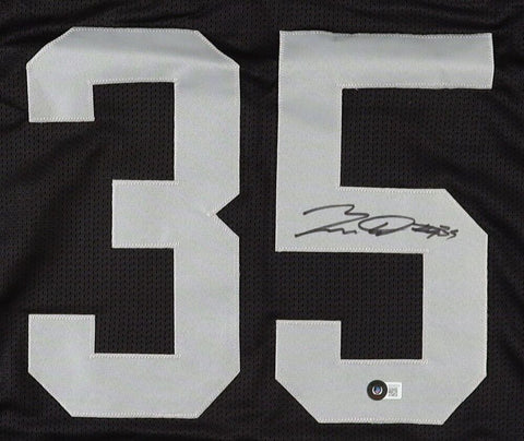 Zamir White Signed Las Vegas Raiders Jersey (Beckett) Ex Georgia Bulldog R.B