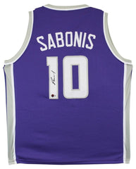 Domantas Sabonis Signed Sacramento Kings Jersey (Beckett) #11 Pk 2016 NBA Draft