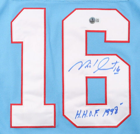 Michel Goulet Signed Quebec Nordiques Jersey Inscribed "H.H.O.F. 98"(Beckett)