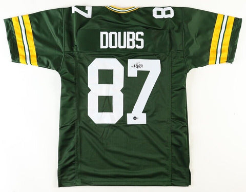 Romeo Doubs Signed Green Bay Packer Jersey (Beckett) 2022 4th Rd Pk / Nevada WR