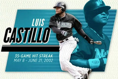 Luis Castillo Signed Florida Marlins Jersey Inscribed "03 WSC"(Beckett) 2nd Base