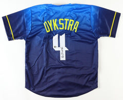 Lenny Dykstra Signed Philadelphia Phillies City Connect Custom Jersey (Beckett)