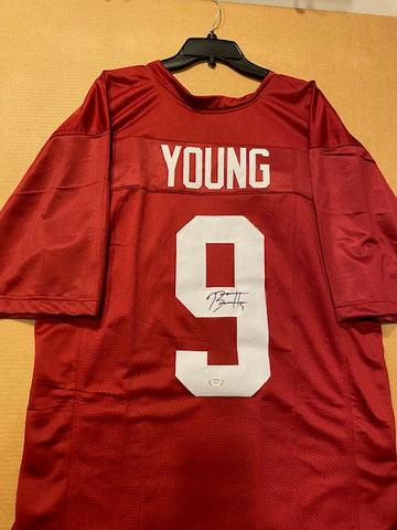 Bryce Young Signed Alabama Crimson Tide Jersey (PSA COA) 2021 Heisman Trophy Q.B