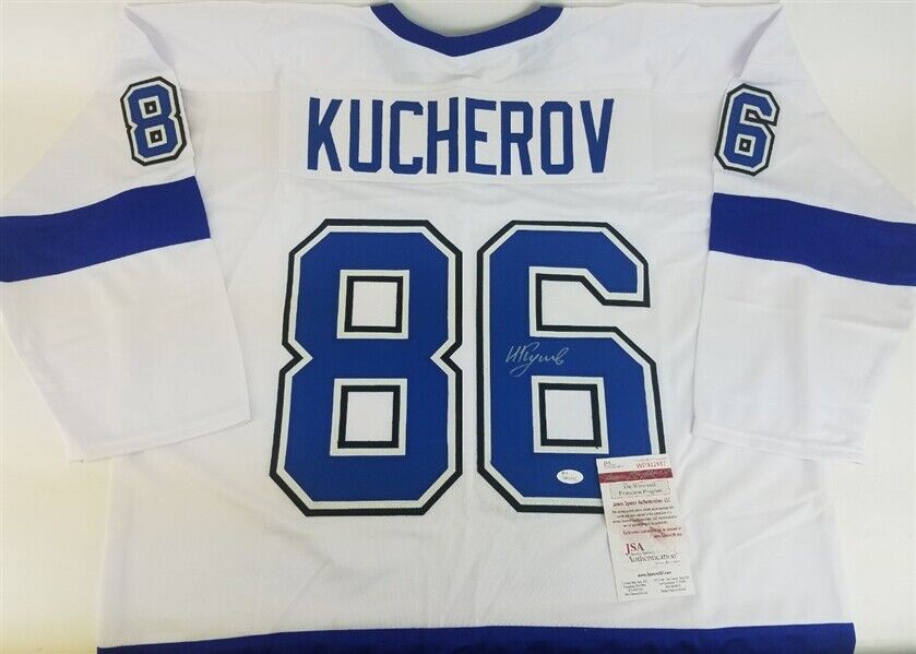 Nikita Kucherov Signed Tampa Bay Lightning Jersey (JSA COA) All Star W –