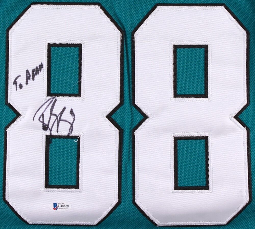 Brent Burns San Jose Sharks Signed Autographed Teal #88 Custom Jersey at  's Sports Collectibles Store