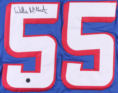 Willie McGinest Signed Patriots Jersey (Patriots Alumni COA) 3x Super Bowl Champ