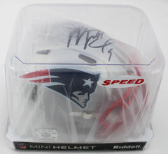 Matthew Judon Signed New England Patriots Mini Helmet (JSA COA) 3xPro Bowl LB