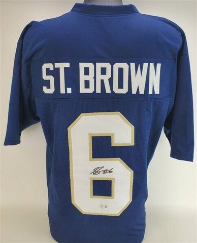 Equanimeous St. Brown Signed Notre Dame Fighting Irish Jersey (Beckett) Receiver