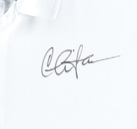 Charlie Sheen Signed White Polo Shirt (Beckett Holo)