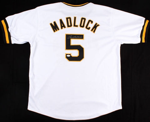 Bill Madlock Signed Pittsburgh Pirates Jersey (JSA COA) 4×NL Batting Champ 3rd B
