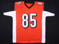 Chad "Ocho Cinco" Johnson Signed Bengals Jersey (Beckett) 6x Pro Bowl W.R.