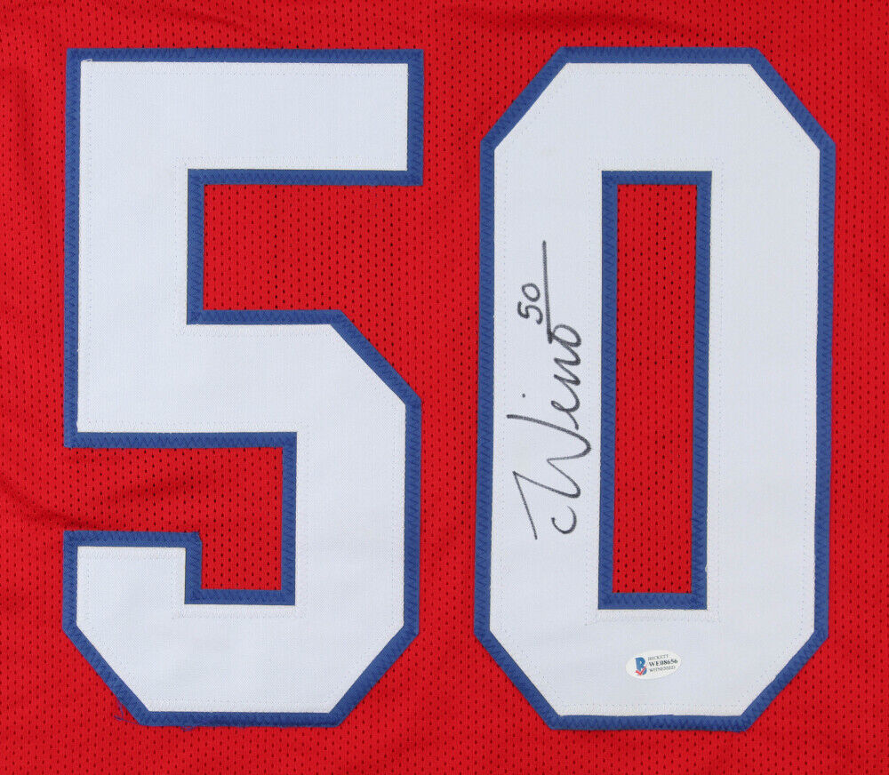 Chase Winovich Signed New England Patriots Jersey (Beckett Holo) 2019 3rd Rd Pk