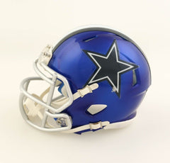 Raghib Ismail Autographed Signed Raghib Rocket Ismail Dallas Cowboys  Flash Speed Mini Helmet (Beckett)