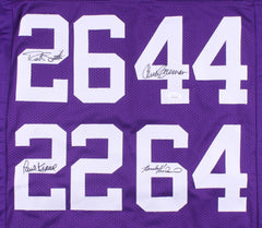 Vikings Greats Jersey Signed by (4) R.Smith, C.Foreman, P.Krause, R.McDaniel JSA