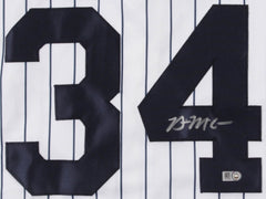 Brian McCann Signed New York Yankees Majestic Pinstriped Jersey (MLB Hologram)