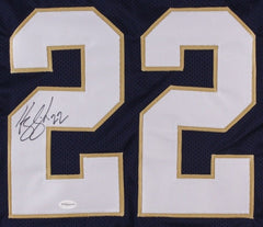 Harrison Smith Signed Notre Dame Fighting Irish Jersey (TSE) Vikings Free Safety