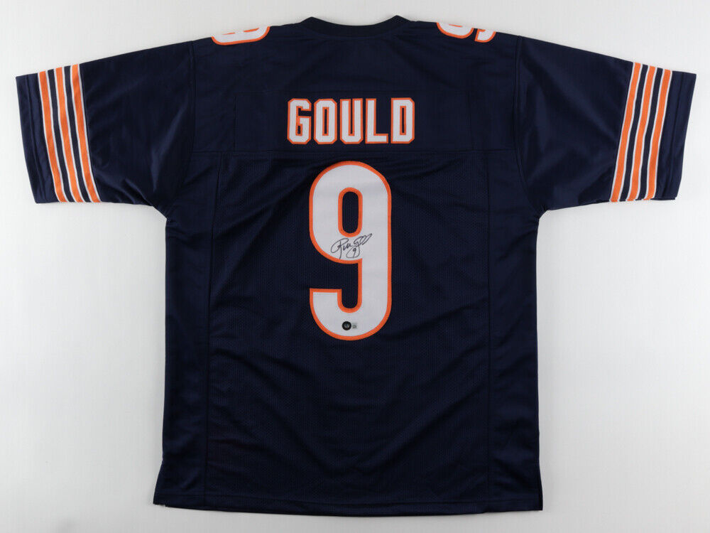 Robbie Gould Signed Chicago Bears Jersey (Beckett) Bears All Time Lead –