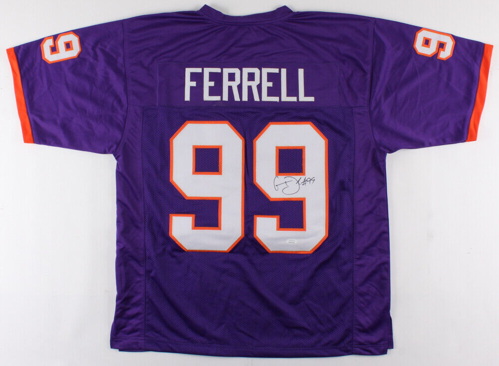Clelin Ferrell Signed Clemson Tigers Jersey (JSA Holo) #4 Overall Pk 2019 Draft