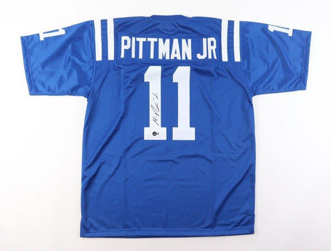 Michael Pittman Jr. Signed Indianapolis Colts Jersey (Beckett) 2020 2nd Rnd Pick
