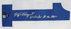 George Teague Signed Dallas Cowboys Jersey (Beckett) Alabama Crimson Tide DB