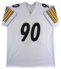 T. J. Watt Signed Pittsburgh Steelers Jersey (Beckett COA) 4xPro Bowl Linebacker