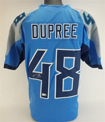 Bud Dupree Signed Tennessee Titans Jersey (Beckett Holo) 1st Round Pick 2015  LB