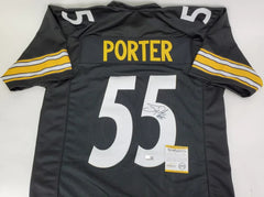 Joey Porter Sr Signed Pittsburgh Steelers Jersey (TSE COA) 4×Pro Bowl Linebacker