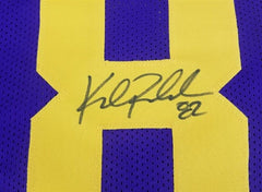 Kyle Rudolph Signed Vikings Color Rush Jersey (Beckett COA) Minnesota All Pro TE